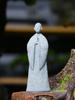 A6L paisaje monje Buda estatua pequeños adornos floricultura jardinería bonsái rocalla micro paisajismo figura Buda pequeña