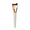 Brocha para Base de Maquillaje con Forma de Media Luna y Cabeza Plana Curva, Brocha Ultra Fina para Base, No Absorbe Polvo, Brocha para Base de Maquillaje Líquida sin Marcas, Brocha de Maquillaje Cola de Pez