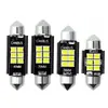 Luz LED de techo para coche doble punta 3030 6SMD corriente constante resaltante decodificación canbus luz de matrícula 12-24V aluminio negro