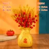 Año Nuevo, Festival de Primavera, Flores de Nochevieja, Frutas de Prosperidad, Decoraciones Festivas, Inauguración de Casa, Suministros para Montar Casa Nueva, Adornos de Cubo de la Fortuna