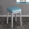 Silla de comedor apilable para el hogar, mesa y silla de comedor, taburete suave con bolsa, taburete de comedor de plástico simple, silla de lujo ligera y gruesa para sala de estar y comedor.