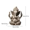 Adornos Transfronterizos Cuidadosamente Seleccionados Cabeza de Elefante Dios Artesanía de Resina Almacenamiento de Escritorio Regalos de Festival Arte Zen de Microtallado