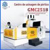 Centro de usinagem tipo pórtico GMC2518 CNC fresadora de pórtico automática trilho 2518 pórtico CNC fresagem de pórtico