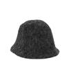 Nuevo sombrero de pescador para mujer otoño e invierno moda Joker sombrero de cubo de alto sentido estilo coreano cara pequeña color sólido sombrero de cubo al por mayor