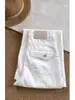 Pantalones vaqueros de bambú suave completamente nuevos para mujer, nuevo estilo 2026, modernos, adelgazantes, de cintura alta, ligeramente acampanados