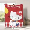 Manta de Gato Hello Kitty Transfronteriza Manta Gruesa de Dibujos Animados Hello Kitty Manta Impresa Digitalmente Manta