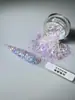 Exclusivo Transfronterizo Arte para Uñas Camaleón Ojo de Gato Lentejuelas Brillantes Escamas de Colores Polvo Brillante Arena Movediza Hecho a Mano DIY Escamas Brillantes