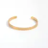 Pulseira de aço inoxidável de alta qualidade, estilo europeu e americano, com abertura, para homens e mulheres, personalidade, banhada a ouro, best-seller transfronteiriço, explosão na Amazon