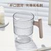 Bdo Lujo Accesible Vaso Transparente para Enjuague Bucal Vaso Sencillo de Plástico para Lavar con Asa Vaso para Cepillo de Dientes Vaso para Cepillado Estudiantil Cilindro para Dientes