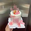 Decoración para tarta del Día de la Madre con lazo, pegatina acrílica para el Día de la Madre, complemento para hornear con diseño de hada mamá