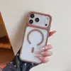 Funda Magnética Semitransparente para iPhone 18 Pro Max Apple 17 Mate con Sensación de Piel Cubierta Protectora Transfronteriza
