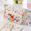 Estuche para Lápices de Gran Capacidad Color Manzana, Caja de Papelería Multifuncional, Caja de Papelería para Almacenamiento de Papelería de Niñas Estudiantes, Estilo de Niñas