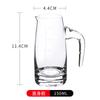 Dispensador de vino pequeño de cristal de estilo europeo para el hogar con escala, vino extranjero, vino blanco, decantador de vino, jarra atada, juego de vino