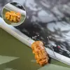 Accesorio Pequeño Pixiu Tallado en Ébano con Riqueza, Accesorio de Cuentas Sueltas de Artesanía de Secuoya, Cuenta de Cabeza de Madera para DIY