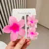 Novo Conjunto de Presilhas de Cabelo Flor de Ovo da Amazon Presilha para Parte de Trás da Cabeça Bauhinia Presilha Tubarão de Temperamento Acessórios de Cabelo Headwear