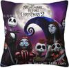 Amazon quente nova capa de almofada de Halloween capa de almofada de pesadelo material de linho vendas diretas da fábrica