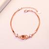 Pulsera de plata bañada en 925 para mujer, popular en redes sociales, con dijes 100 idiomas Te amo, pulsera de recuerdo, regalo de cumpleaños