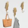 Gancho de resina para colgar en la pared, diseño nórdico de guitarra, violín y música, colgante decorativo para abrigos y llaves