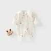 Jq Jingqi Mameluco de Bebé Otoño Algodón Puro Ropa para Recién Nacidos Monos de Mariposa Atuendo Estilo Monje para Casa