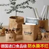 Bolsa de Almacenamiento Lavable, Bolsa de Papel Kraft, Flores Secas y Plantas Verdes, Maceta, Bolsa de Empaque Estilo Ins, Bolsa Gruesa a Prueba de Aceite para Pan y Tostadas