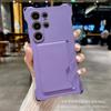 Funda Líquida Hanfeng para S24 Samsung S23 ultra Funda para Teléfono Móvil Sencilla de Cuatro Esquinas Resistente a Caídas Funda Protectora para Comercio Exterior