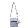 2025 Nuevo Bolso Cruzado Ligero Simple Moda Hilo Colorido Bolso Cruzado Pequeño Fresco de un Solo Hombro Moda Cruzado Elegante Moda Bolso de Mujer