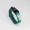 Pulsera de Control de Acceso con Cerradura Inteligente, Pulsera Inteligente IC con Pantalla LED, Pantalla de Hora, Pulsera Impermeable, Pulsera con Sensor Táctil de Dibujos Animados, Reloj