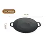 Sartén Parrilla Transfronteriza para Uso Doméstico, Sartén Parrilla de Piedra Maifan para Cocina de Inducción, Sartén de Barbacoa Estilo Coreano para Estufa de Casete Comercial Camping al Aire Libre