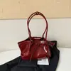Bolso rojo para mujer, nueva colección de otoño 2026, bolsa tote de gran capacidad, bolso de boda, bolso de hombro, bolsa tote de alta gama y elegante