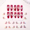 Estilo Ano Novo Estilo Chinês Cabeça de Leão Acessórios para Unhas Resina Peças Pequenas Brincos DIY Desenho Animado Festivo Decorações para Unhas