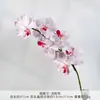 9 Orquídeas Phalaenopsis Artificiais para Decoração de Casamento, Arranjos Florais para Salões de Casamento, Shoppings, Paisagismo do Jardim de Monet, Luxo Leve