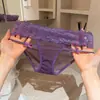 Venda Direta de Fábrica Bestseller Transfronteiriço Renda Estampa de Leopardo Tentação Sexy Calcinha Feminina Tiras Finas Malha Vazada Thong de Garota Spicy