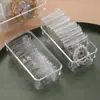 Caixa de joias anti-oxidação, saco selado para acessórios de mão, brincos, tarraxas, colares, adornos de orelha, bolsa de armazenamento de pulseiras, pulseira pequena