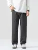 Moda Masculina Fengshe / Lançamento Primavera e Outono 2026 Novas Calças Casuais Masculinas de Corte Reto Pequeno, Calças com Cintura Elástica, Calças Sociais Masculinas