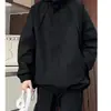 Nueva chaqueta de moda de otoño cortavientos e impermeable para hombre, tendencia de corte holgado, ropa exterior de talla grande
