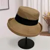Sombrero de Pescador de Ala Ancha Rizado para Mujer, Sombrero de Sol Delgado de Verano Transpirable, Sombrero Cuenca Rizado Elegante Hepburn para Protección Solar