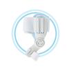 Junta de Gel Endurecido, Corrector de Juanete Big Foot Bone, Separador de Dedos para Corrección del Dedo Gordo del Pie, Ortesis para Día y Noche