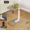 Mesa Lateral de Sofá, Armário Lateral com um Toque de Luxo Leve, Mesinha de Centro Pequena, Estante de Armazenamento Móvel ao Lado da Cama, Mesa de Varanda Mini, Ferro
