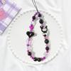 Cadena para teléfono móvil estilo Ins Versátil Lanyard colgante para funda de teléfono móvil para mujer Anti-caída Lanyard corto Ccd Cadena colgante de dopamina