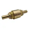 Válvula de retención de boca de pagoda Insertar Manguera de goma Válvula unidireccional Doble cabeza Boca de cobre con resorte Funda de válvula de flujo inverso Manguera de goma de alambre de acero Válvula de tubería de agua