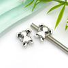 Cuentas antiguas de aleación de plata con agujero grande, pulsera con cuentas, colgante de calavera, búho, tai chi, cuentas sueltas, cuentas DIY, accesorios de joyería
