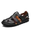 Sandalias de Verano para Hombre Comercio Exterior talla extra Sandalias de Cuero Moda Casual Sandalias para Hombre Zapatos de Papá para las Sandalias de los Hombres Mayores