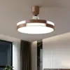 Lámpara de UFO para Dormitorio Estilo Vintage Crema Modelo Nuevo 2026 Color Nogal Retro Simple y Única Iluminación para Estudio