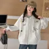 Chaqueta de béisbol para niña, estilo primavera y otoño, elegante modelo nuevo 2026, chaqueta para niña grande, sudadera con capucha de otoño para niñas