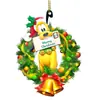 2024 novo lançamento de árvore de Natal transfronteiriço pingente decorativo de acrílico plano Mickey Mouse para retrovisor de carro