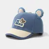Gorra Personalizada de Invierno Gorra de Béisbol para Niños Etiqueta Estilo K Oso Dibujo Animado Gorra con Visera Para Niños de 2 a 5 Años Gorra a Prueba de Frío para Bebé