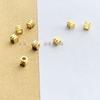 Aleación oro bully pulsera grande integrada espaciador disco de ágata cristal espaciador accesorios para joyería diy hechos a mano venta al por mayor