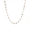 Diamante de Vidrio de Colores con Bordes Brillantes Clavícula Metal Versátil Diseño Retro Personalizado Elegante Accesible Lujo Collar