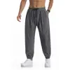 Calça Harem Casual de Veludo Cotelê Texturizado Estilo Europeu com Cordão Perna Afunilada Solta Calças Esportivas Tamanho Europeu Masculino