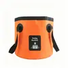 Cubo de Lavado Facial para Camping al Aire Libre de Gran Capacidad Pvc Cubo de Pesca Plegable Cubo para Lavado de Autos Cubo para Remojo de Pies Práctico Cubo para Llevar Agua para Camping